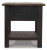 Ashley Tyler Creek Grayish Brown Black End Table