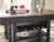 Tyler Creek Black Gray Counter Height Dining Table and 4 Barstools and Bench