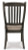 Ashley Tyler Creek Black Gray Dining Table and 4 Chairs and Bench