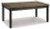 Ashley Tyler Creek Black Gray Dining Table and 4 Chairs and Bench
