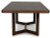 Ashley Kendamor Dark Brown Dining Table and 4 Chairs