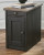 Ashley Tyler Creek Grayish Brown Black Chairside End Table with USB Ports & Outlets