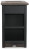 Ashley Tyler Creek Grayish Brown Black Chairside End Table with USB Ports & Outlets