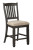 Tyler Creek Black Grayish Brown 2-Piece Bar Stool