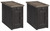 Ashley Tyler Creek Grayish Brown Black 2 End Tables