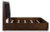 Ashley Kendamor Dark Brown California King Upholstered Panel Bed