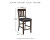 Haddigan Dark Brown Counter Height Dining Table and 6 Barstools PKG024550