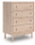 Ashley Shapella Tan Chest of Drawers