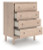 Ashley Shapella Tan Chest of Drawers