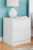 Ashley Onita White Nightstand