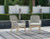 Ashley Seton Creek Gray Outdoor Dining Arm Chair (Set of 2)