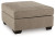 Benchcraft Olten Graphite Oversized Accent Ottoman