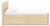 Ashley Onita Natural Queen Panel Platform Bed with 2 Side Storage