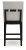 Ashley Neymorton Dark Grayish Brown Counter Height Barstool (Set of 2) D618-324