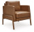 Ashley Numund Caramel Accent Chair