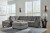 Marleton Denim 2-Piece Sectional with Ottoman 55303/17/66/08