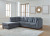Marleton Denim 2-Piece Sectional with Ottoman 55303/17/66/08