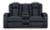Ashley Fyne-Dyme Sapphire Power Reclining Loveseat with Console