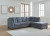 Marleton Denim 2-Piece Sleeper Sectional with Ottoman
