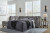 Ashley Marleton Denim 2-Piece Sleeper Sectional with Chaise 55303/17/10