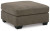 Mahoney Chocolate 2-Piece Sectional with Ottoman