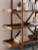 Ashley Lyncott Brown Home Office Desk with Chair and Storage