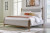 Ashley Lyncott Brown King Upholstered Bed with Mirrored Dresser, Chest and 2 Nightstands
