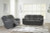 Ashley Frohn Chocolate Sofa and Loveseat