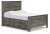 Ashley Frandern Black Gray Full Panel Bed with Storage