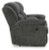 Ashley Frohn Chocolate Reclining Loveseat with Console
