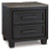 Foyland Black Brown California King Panel Storage Bed with Mirrored Dresser, Chest and Nightstand