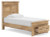 Ashley Fenderport Whitewash Twin Panel Storage Bed