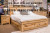 Ashley Fenderport Whitewash King Panel Storage Bed and Dresser