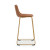 Ashley Crandox Brown Gold Bar Height Bar Stool (Set of 2)