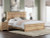 Ashley Fenderport Tan King Panel Bed