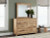 Ashley Fenderport Tan Dresser and Mirror