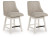 Ashley Robbinsdale Antique White Counter Height Barstool (Set of 2) D642-324