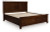 Ashley Danabrin Brown California King Panel Storage Bed