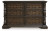 Ashley Maylee Dark Brown California King Canopy Bed, Dresser and Nightstand