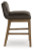 Ashley Cabalynn Oatmeal Light Brown Counter Height Barstool (Set of 2) D974-324
