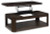 Ashley Carlibrie Warm Brown Lift-Top Coffee Table