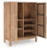 Ashley Pellamour Natural Brown Bar Cabinet