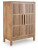 Ashley Pellamour Natural Brown Bar Cabinet