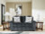 Ashley Midnight-Madness Gunmetal Loveseat