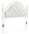 Ashley Maylilly White Full Upholstered Panel Headboard