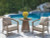 Ashley Sunset Lake Beige Outdoor Chairs with Cushions/Table (Set of 3)