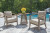 Ashley Sunset Lake Beige Outdoor Chairs with Cushions/Table (Set of 3)