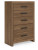 Ashley Jonnifer Black Gray Chest of Drawers