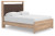 Hollymount Tan Queen Upholstered Platform Bed, Dresser and Chest