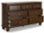 Ashley Danabrin Brown Queen Panel Storage Bed, Dresser and Nightstand